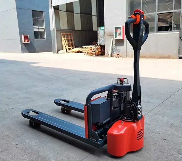 Double pallet walkie forklift